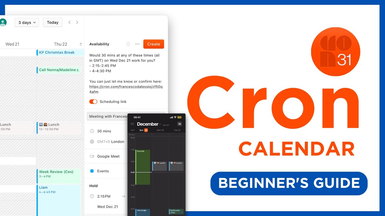Beginner's Guide to Cron Calendar