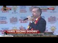 Recep Tayyip Erdoğan - Nadanı Terk Etmedin Yâranı Arzularsın