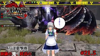 【MHR:S】双頭襲撃戦：開闢の光、終焉の闇(仮)#21.5【ゆっくり実況】