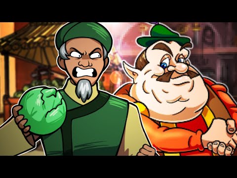 Morshu vs The Cabbage Merchant. PowerPoint Rap Battles (ft. Snakebite126 & Hazelmoth)