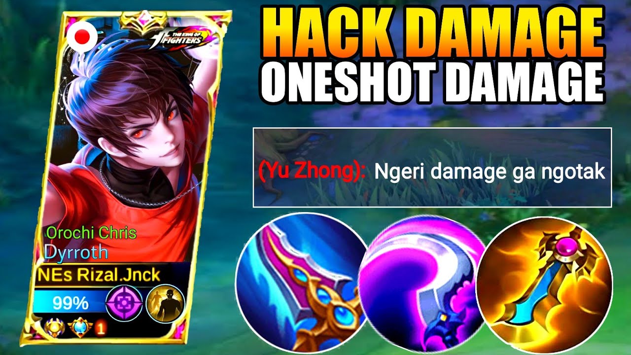 Dyrroth 100% High Damage!! Dyrroth Best Build 2023 | Build Dyrroth Tersakit 2023 | Mobile Legends