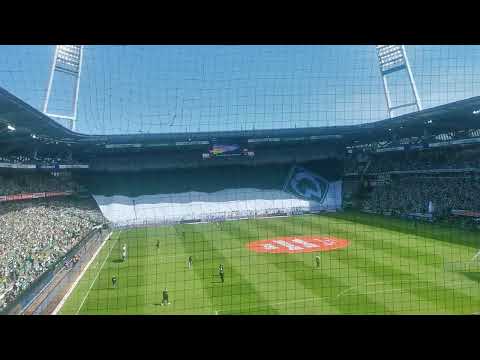 Werder Bremen - Jahn Regensburg Stimmung vor dem Anpfiff 15.05.2022