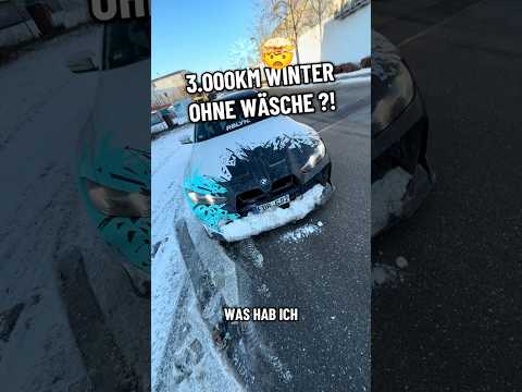 3.000KM OHNE WASCHEN ?! 😳❄️ So sieht dann wohl ein M4 aus, wenn man im Schnee unterwegs ist 😮‍💨