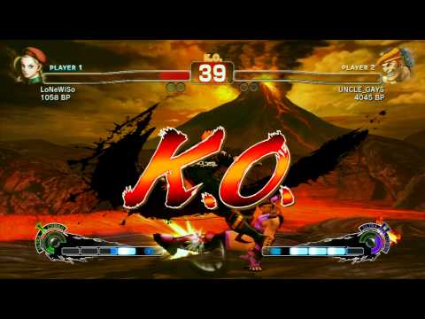 SUPER STREET FIGHTER 4: Cammy vs Adon