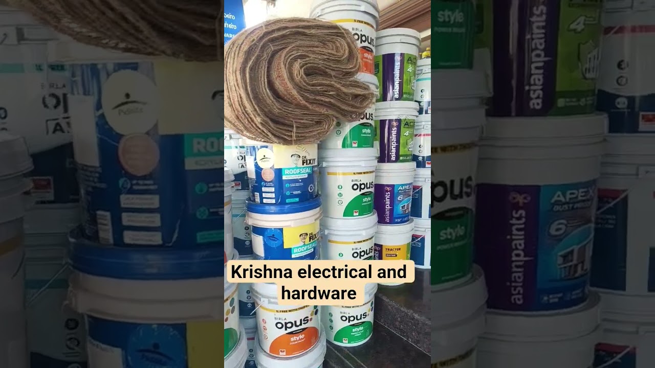 हर घर की ज़रूरत – Paints, Plumbing और Hardware एक ही जगह!✅ Krishna Hardware – अब सब कुछ मिलेगा एक