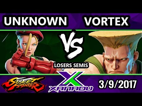 F@X 192 - Unknown (Cammy) Vs. Vortex (Guile) - SFV Losers Semis - Street Fighter V
