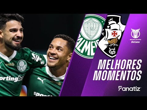 Palmeiras 3x0 Vasco | Melhores Momentos | #Brasileirão2025