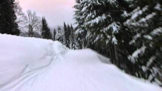 preview picture of video 'Ski run down to Bayernhaus - Garmisch-Partenkirchen'