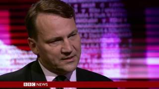 BBC HARDtalk - Radek Sikorski former Polish foreign minister 28 June 2016 video