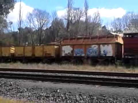 Old freight train at castlemaine from Maldon