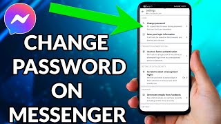 How To Change Password On Messenger