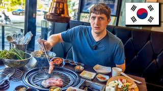 Clueless Americans Try Korean Barbeque for the First Time in Korea! 🇰🇷