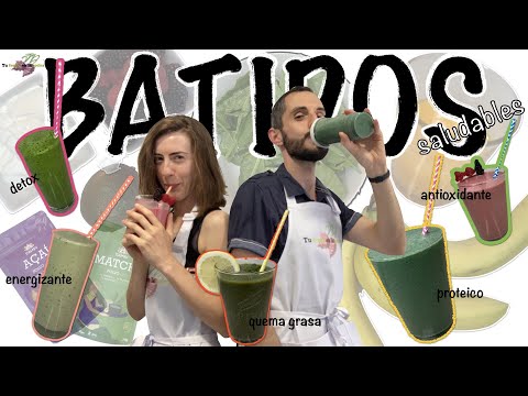 Batidos saludables |Batidos Fáciles| |Antioxidantes, Quemagrasas, Proteicos, Detox, Energizantes|