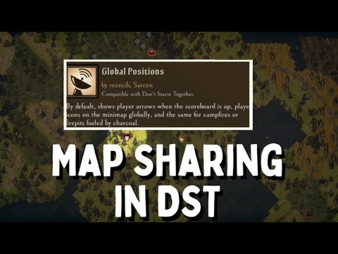 Don't Starve Together Map Sharing - Map Sharing DST - How to see other players on the map in DST!