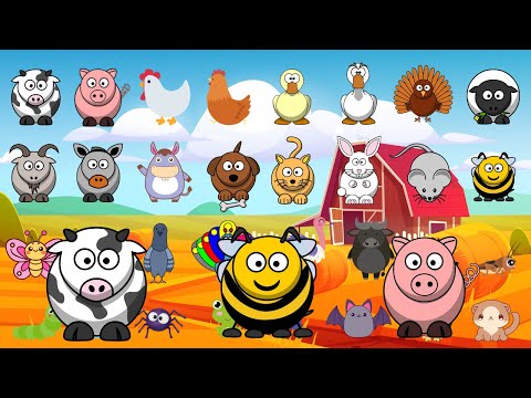 Farm Animal Sounds Song 0312 | Nursery Rhymes | Kids TV Education