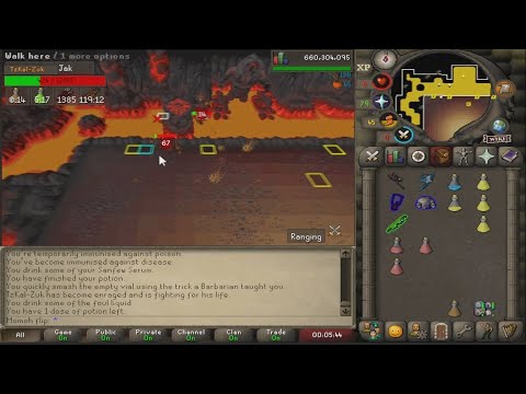 My first Inferno completion (Twisted Bow Zuk)(OSRS)