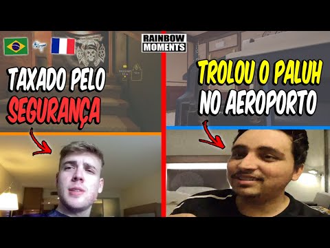 PSK TROLANDO O PALUH, SEGURANÇA TAXANDO O ALEMAO EM PARIS, 190 DO RAZAH - MELHORES MOMENTOS LIVES R6