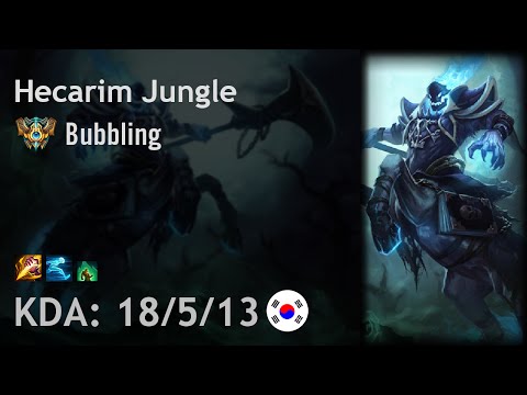Hecarim Jungle vs Graves - Bubbling - KR Challenger Patch 6.17