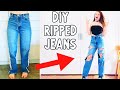 SABRE'S DIY RIPPED JEANS GLOW UP (better than regular NN Fashion ?)
