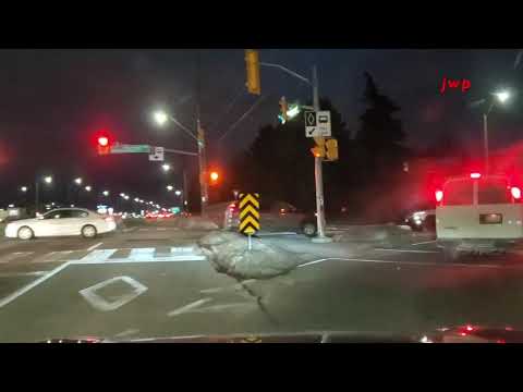 Moving at Late Night Traffic, Ontario