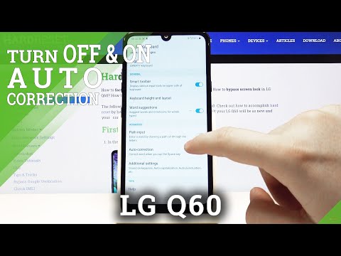 How to Enable Automatic Correction in LG Q60 – Auto-Correction Feature