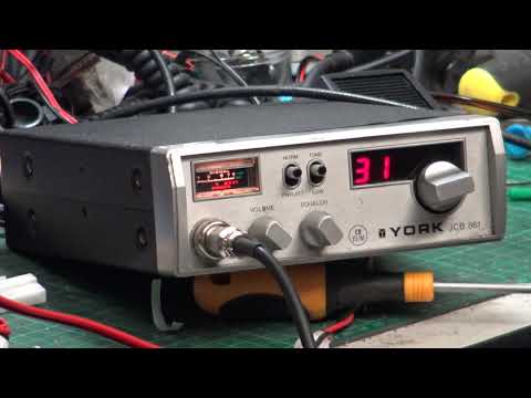 York JCB861 UK CB27/81 CB radio (mobile) - On The Air Test II