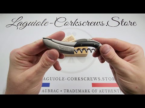 Laguiole Corkscrew Ebony wood By Laguiole en Aubrac