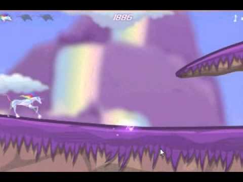 Robot Unicorn Attack Evolution Gameplay