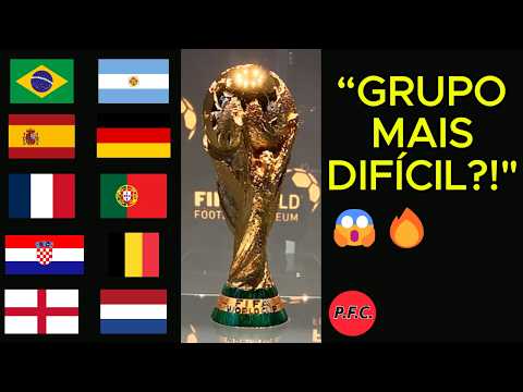TEM GRUPO COMPLICADO NA COPA 2026!? VEJA TODOS OS GRUPOS!
