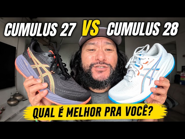 ASICS CUMULUS 28 é melhor que o 27?