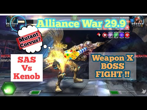 Alliance War S29W09 | SAS vs Kenob | Finally a Boss ! Can I Solo?!?