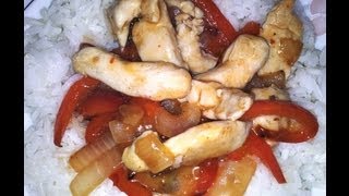 חזה עוף בצ'ילי מתוק ב-10 דקות