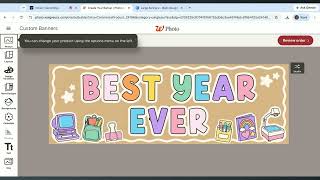 How to Upload a 2'x6' Classroom Banner to Print at Walgreens