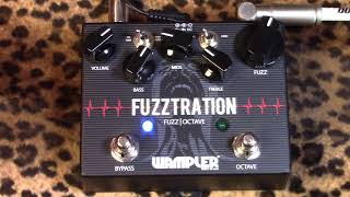 Video thumbnail for Wampler FUZZTRATION octave fuzz pedal of love demoed with Les Paul by gearmanndude