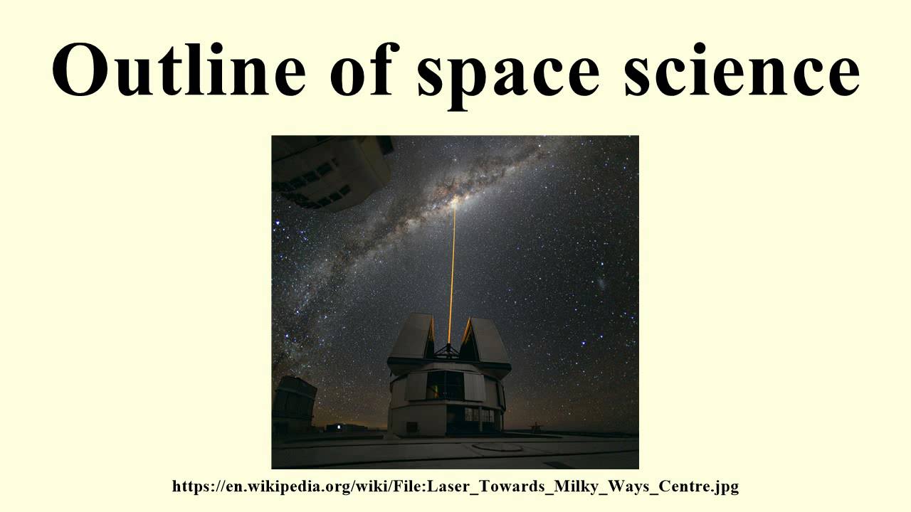 Outline of space science