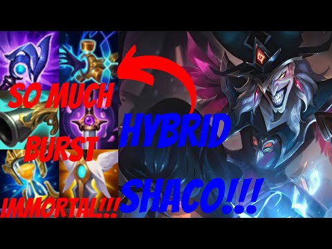 This OVER POWERED HYBRID SHACO Build Does INSANE Burst Damage | Shaco URF Gameplay League of Legends