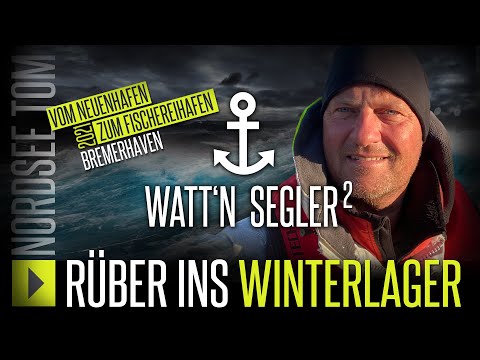 Ins Winterlager, mega Schleuse, Einhand rüber zum anderen Hafen