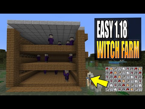 GamerCory - Minecraft Witch Farm - Easy and Efficient Build - Minecraft 1.18