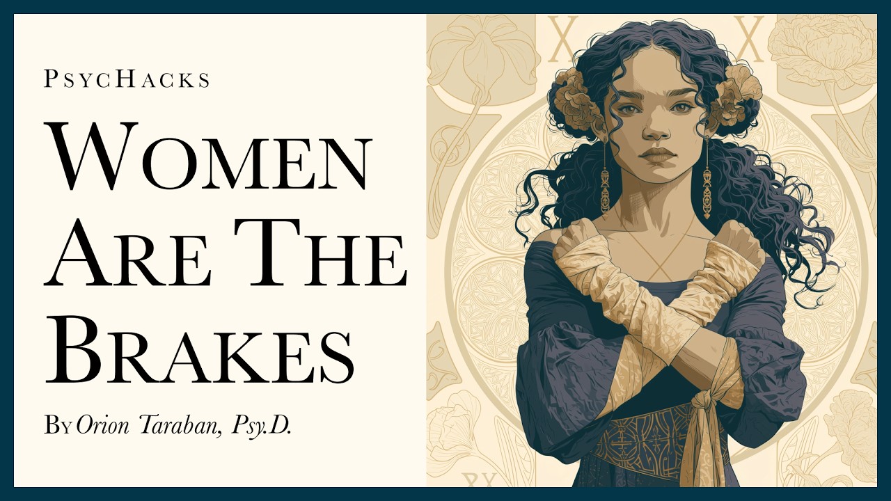 Women are the brakes: men drive progress