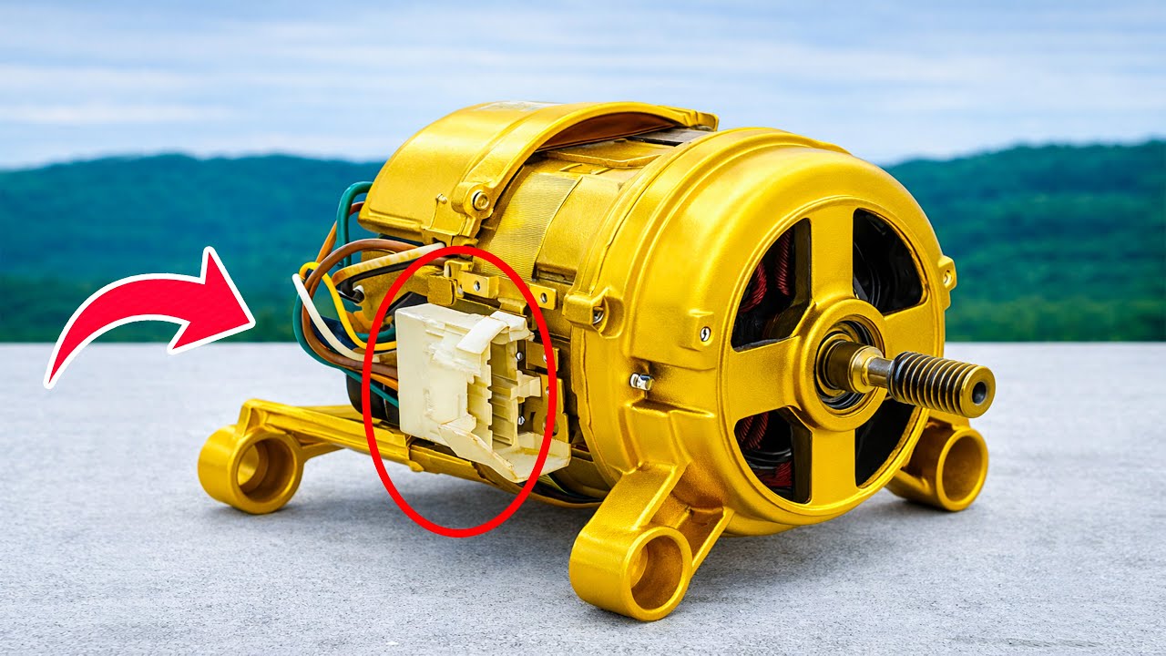 Billions of People Are Searching This! Remove Stator From Washing Motor And It Will SHOCK You