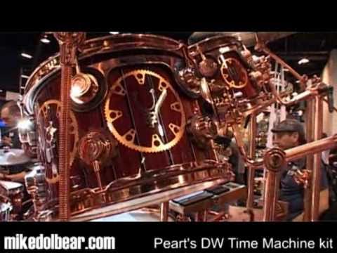 Neil Peart's DW Time Machine kit NAMM2011
