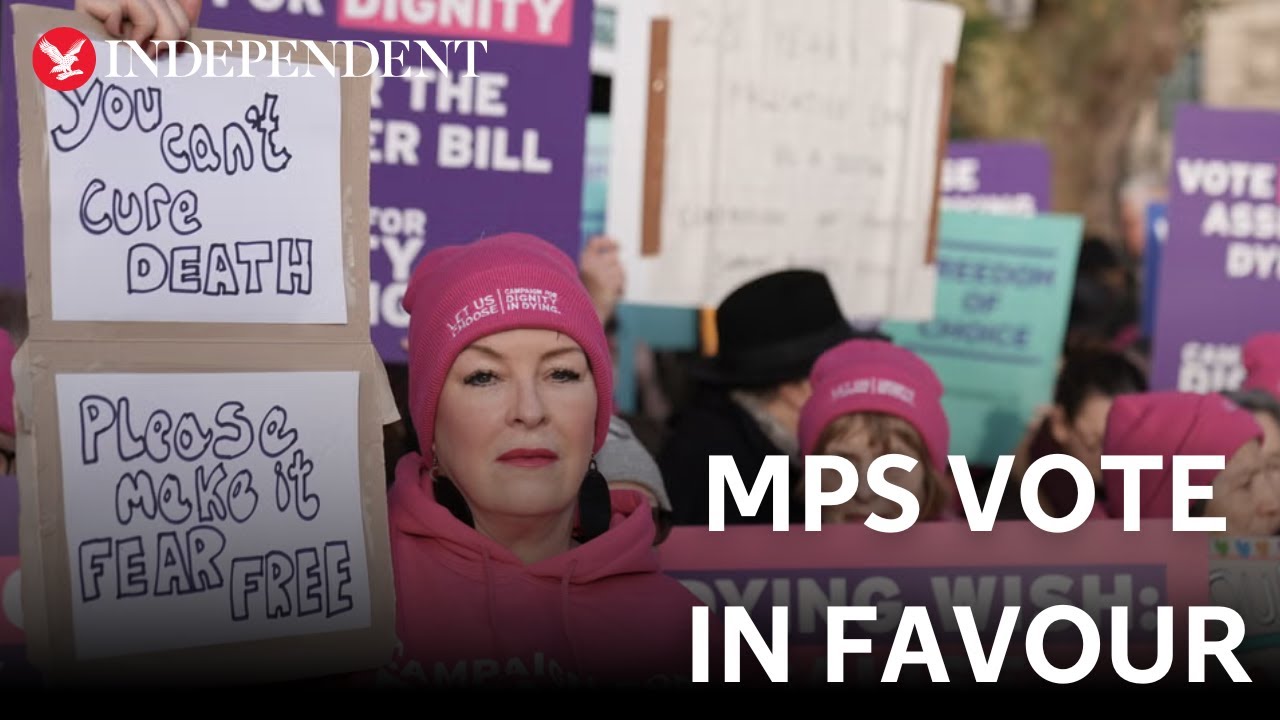 MPs vote in favour of historic assisted dying legislation following fierce debate