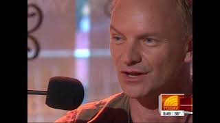 Sting ~ Come Again ~ live Today Show