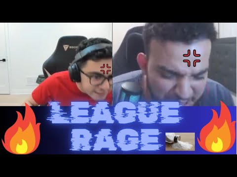 League Of Legends Streamer Tilt Rage Compilation #1