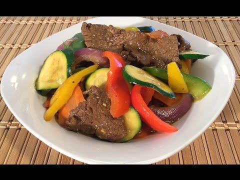 How To Make Beef Vegetable Stir Fry-Chinese Food...