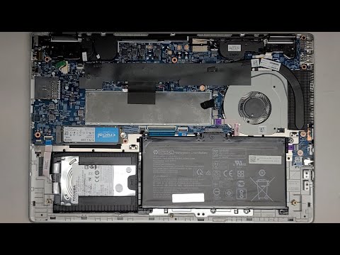 HP Pavilion x360 Convertible 15t-dq000 Disassembly RAM SSD Hard Drive Upgrade Battery Replacement