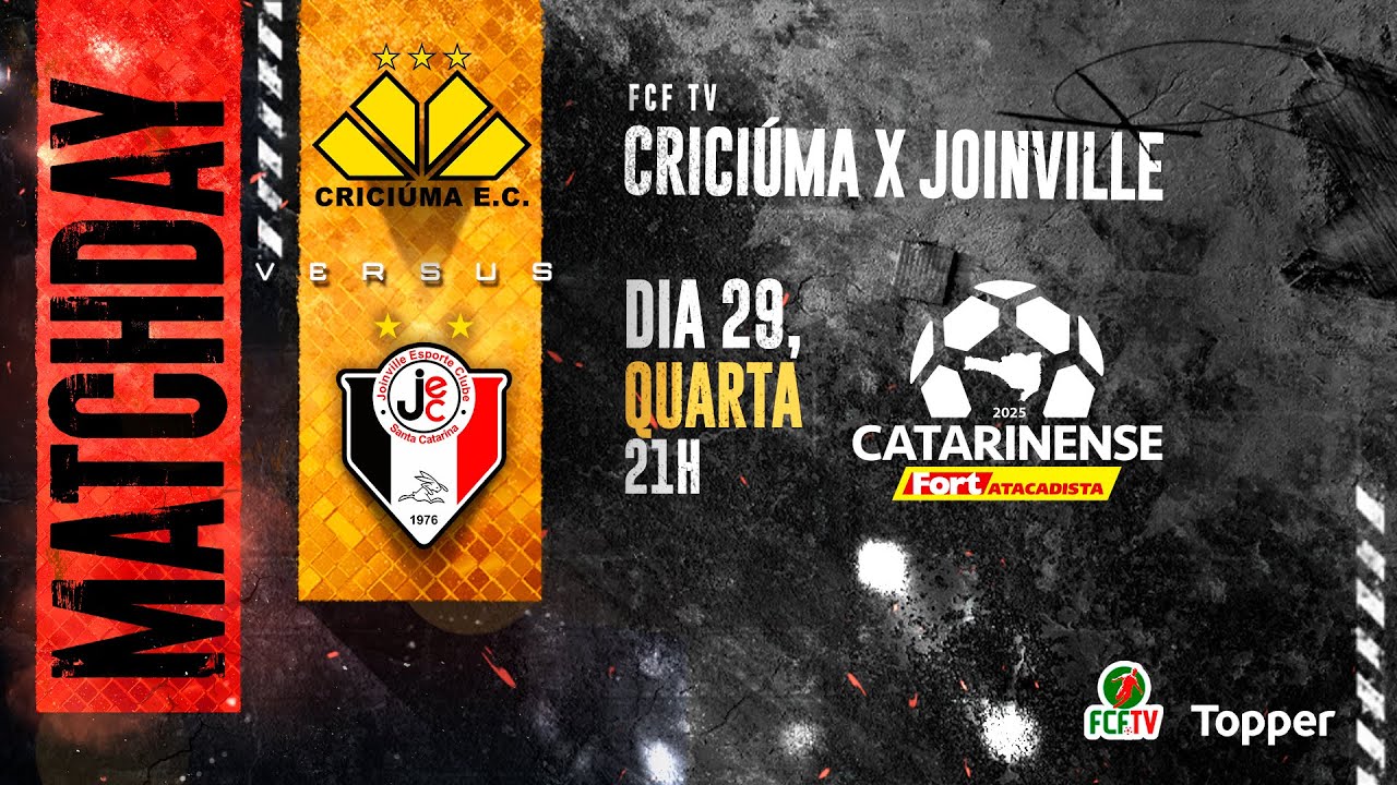 AO VIVO | CRICIÚMA X JOINVILLE | CATARINENSE FORT ATACADISTA 2025