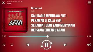Download lagu Lela - Bidadari [Lirik] mp3