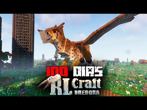 Sobrevivi 100 dias CON Los MODS Mas DIFICILES que existen en Minecraft HARDCORE... RLCraft Dregora