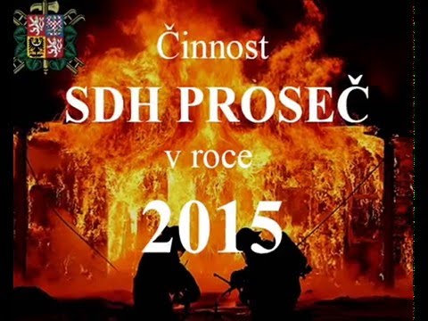 Činnost SDH Proseč v roce 2015